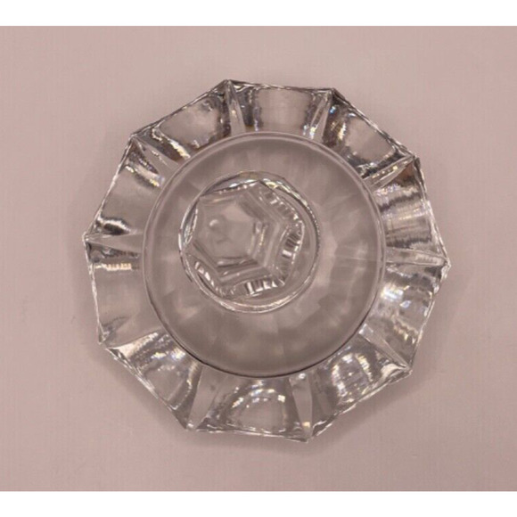 Vintage Collectible Crystal Glass Perfume Decanter Bottle Dauber 4.5" Tall - Picture 5 of 10